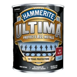 METALLFÄRG ULTIMA SMOOTH RED0,75L