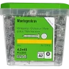 MONTAGESKRUV FÖR TRÄREGEL PH2 ROSTFRI A2 4,2X45 250ST