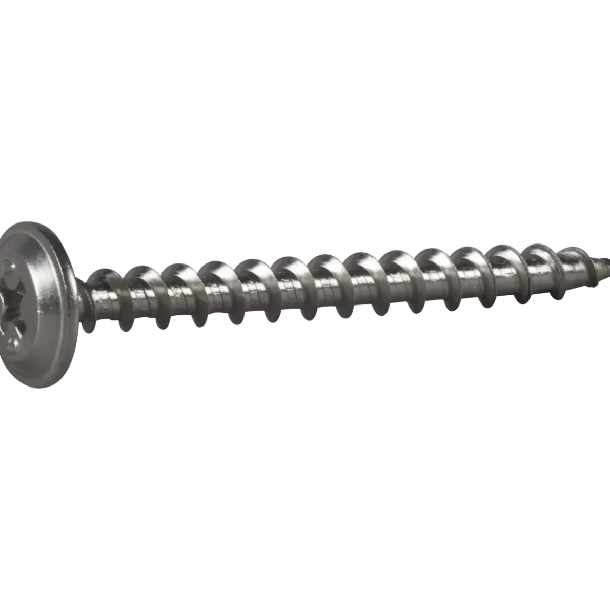 MONTAGESKRUV FÖR TRÄREGEL PH2 ROSTFRI A2 4,2X45 250ST