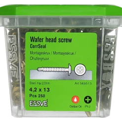 MONTAGESKRUV MED BORRSPETS PH2 CORRSEAL 4,2X13 250ST
