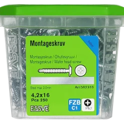 MONTAGESKRUV MED BORRSPETS PH2 FZB 4,2X16 250ST