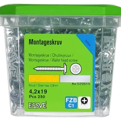 MONTAGESKRUV MED VASS SPETS PH2 FZB 4,2X19 250ST