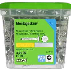 MONTAGESKRUV MED VASS SPETS PH2 FZB 4,2X25 250ST