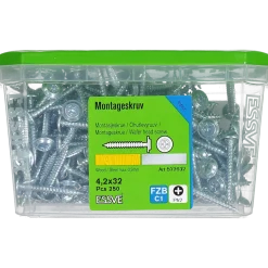 MONTAGESKRUV MED VASS SPETS PH2 FZB 4,2X32 250ST
