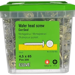 MONTAGESKRUV MED VASS SPETS PH2 CORRSEAL 4,5X65 200ST