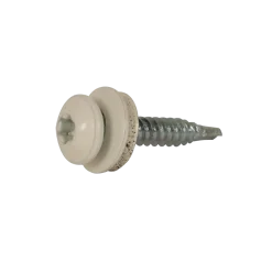 MONTAGESKRUV M RFR BRICKA VIT RAL9010 TX20 4,2X25 100ST