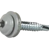 MONTAGESKRUV ROSTFRI BRICKA SILVER RAL9006 4,2X25 20ST