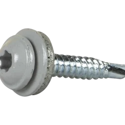 MONTAGESKRUV ROSTFRI BRICKA SILVER RAL9006 4,2X25 20ST