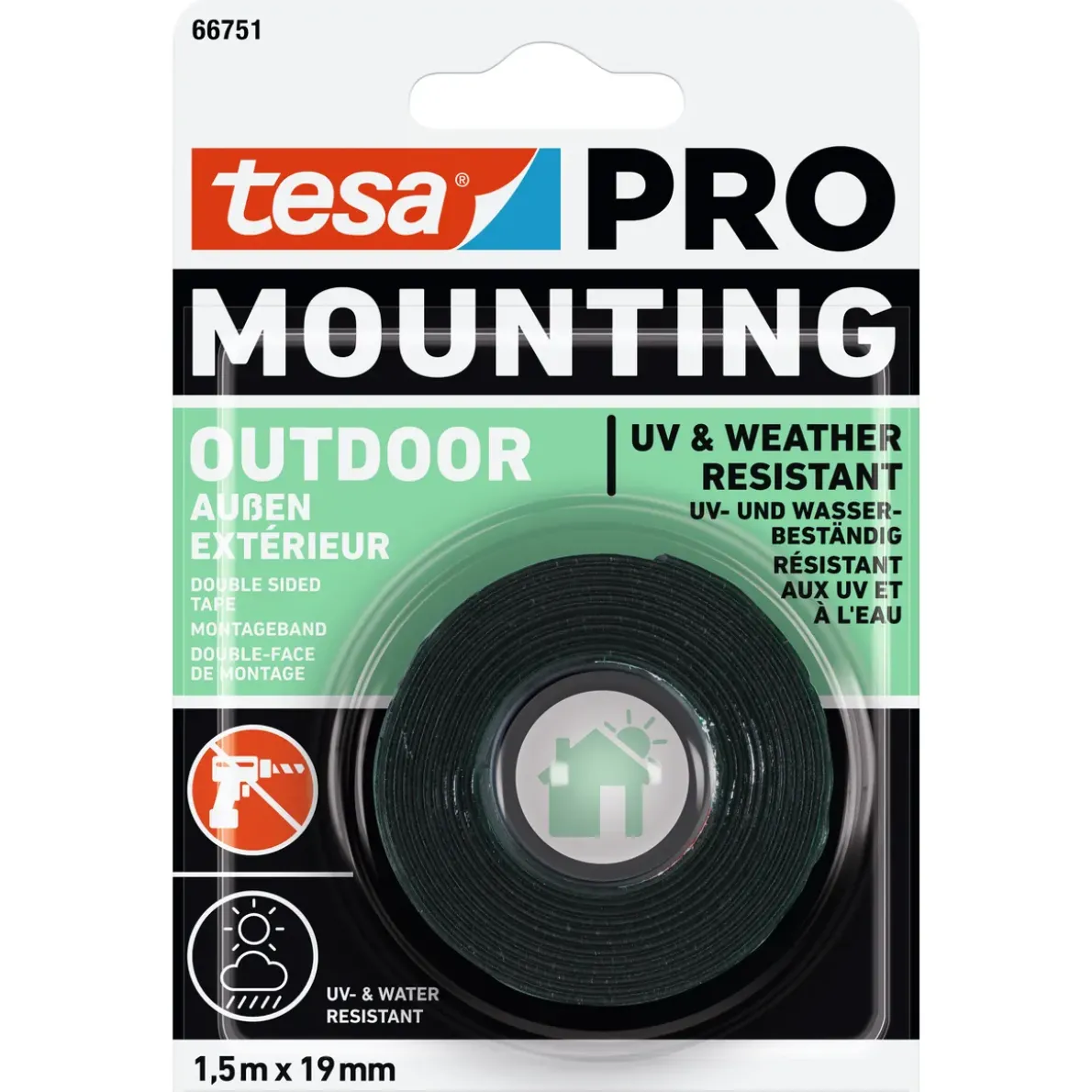 MONTERINGSTEJP 66751 PRO MOUNTINGOUTDOOR 1,5MX19