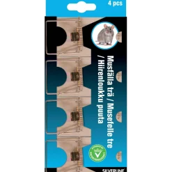 MUSFÄLLA TRÄ 4ST