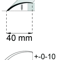 NIVÅLIST A78 SAND 100CM 40MM