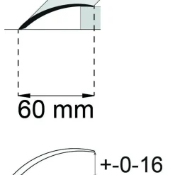 NIVÅLIST SA79 EK 200CM 60MM