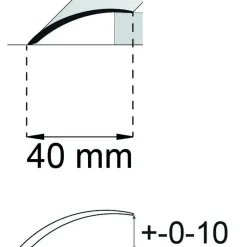 NIVÅLIST SA78 MÄSS 200CM 40MM