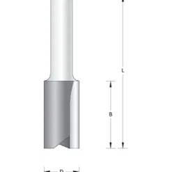 NOTFRÄS 16MM M 2 SKÄR 25/57MM8MM SKAFT HÅRDMETALL
