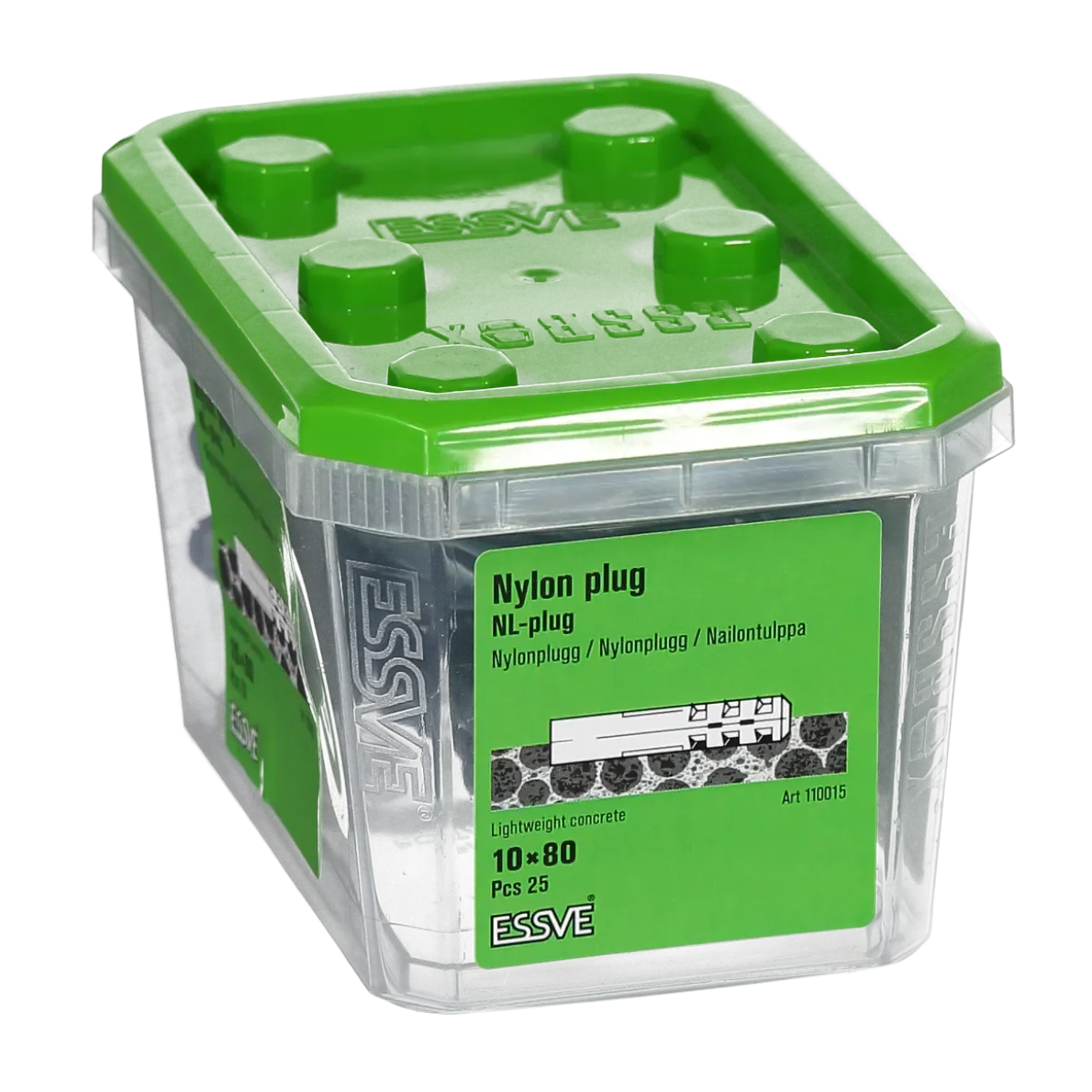 NYLONPLUGG 10X80 25ST
