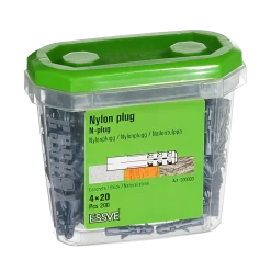 NYLONPLUGG 4X20 200ST