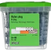 NYLONPLUGG 8X40 100ST