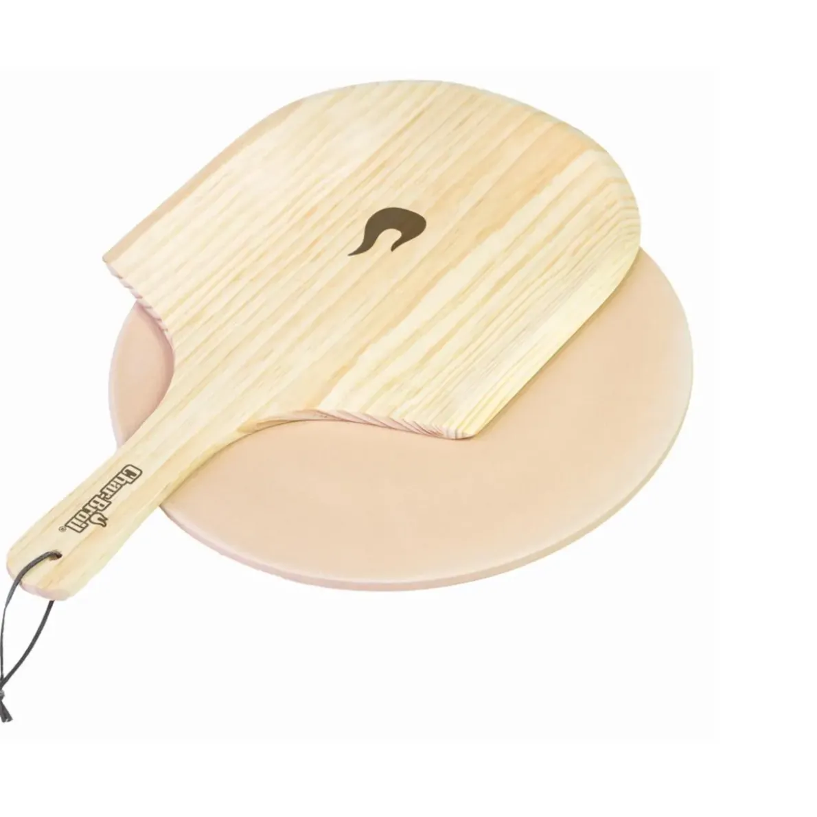 PIZZASTEN RUND INKL SPADE