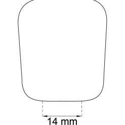 PLASTBUFFERT DÖRRSTOPP 7470 5ST