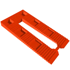 PLASTKIL STADIG 8 ORANGE 80X40X8MM