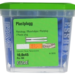PLASTPLUGG BLÅ 10X45 100ST