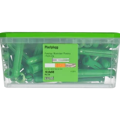 PLASTPLUGG GRÖN 12X60 50ST