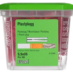 PLASTPLUGG RÖD 5,5X35 100ST