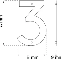SIFFRA HOME 3 SVART 210MM