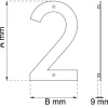 SIFFRA HOME 2 SVART 210MM