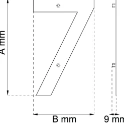SIFFRA HOME 7 SVART 210MM