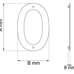 SIFFRA HOME 0 SVART 210MM