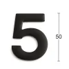 SIFFRA SJÄLVHÄFTANDE 5 SVART 50MM