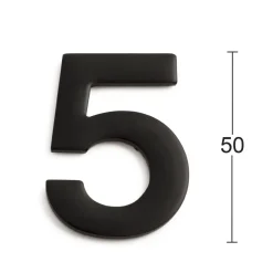 SIFFRA SJÄLVHÄFTANDE 5 SVART 50MM