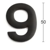 SIFFRA SJÄLVHÄFTANDE 9 SVART 50MM