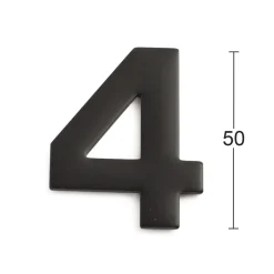 SIFFRA SJÄLVHÄFTANDE 4 SVART 50MM