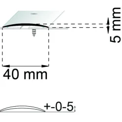 SKARVLIST A13 MÄSS 200CM 40MM