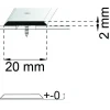 SKARVLIST A25 RF 200CM 20MM
