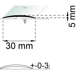 SKARVLIST A03 RF 200CM 30MM