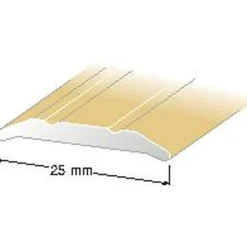 SKARVLIST NR4 GULD 25MM 100CM