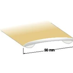 SKARVLIST NR8 GULD 30MM 200CM
