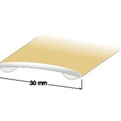 SKARVLIST NR8 SJÄLVHÄFTANDE GULD 30MM 100CM
