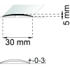 SKARVLIST SA03 MATTSVART 100CM 30MM