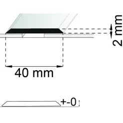 SKARVLIST SA24 MÄSS 200CM 40MM