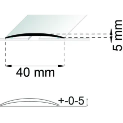 SKARVLIST SA13 RF 200CM 40MM