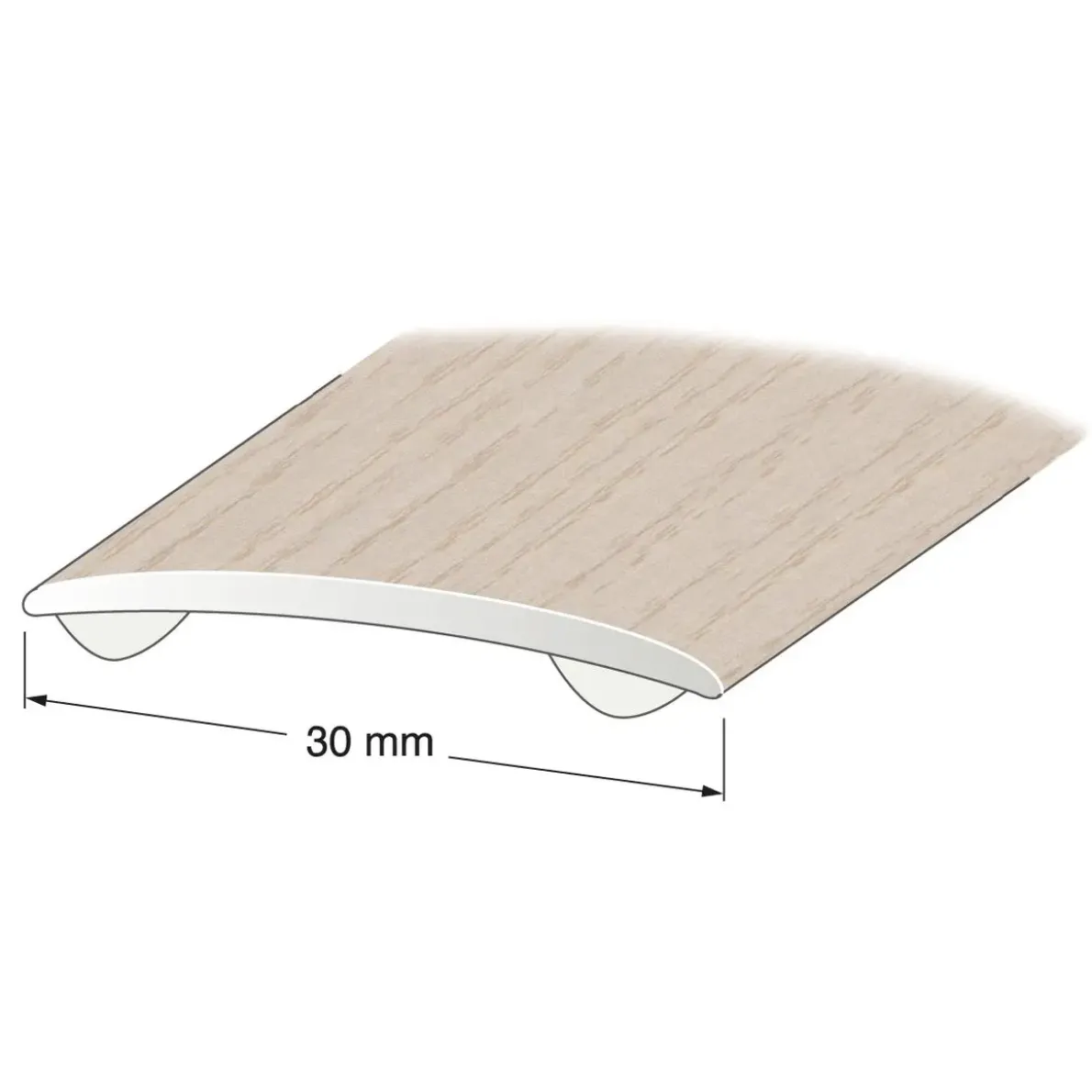 SKARVLIST VITKALKALKAD K 30MM 200CM