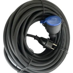 SKARVSLADD GUMMI IP44 10M SVART 3G1.5 H05RR-F