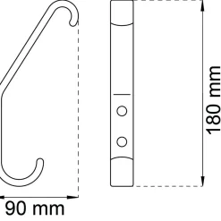 SKOLKROK 1020 KROM 180MM SB