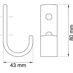 SKOLKROK 1021 SVART 80MM