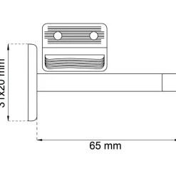 SKÅP/LÅDREGEL 5002 VIT 3ST