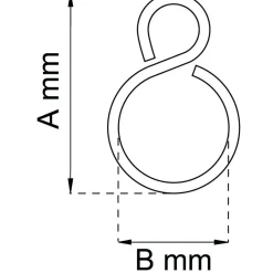 S-KROK 264 NICKEL 26MM 10ST